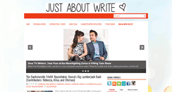 Desktop Screenshot of itsjustaboutwrite.com